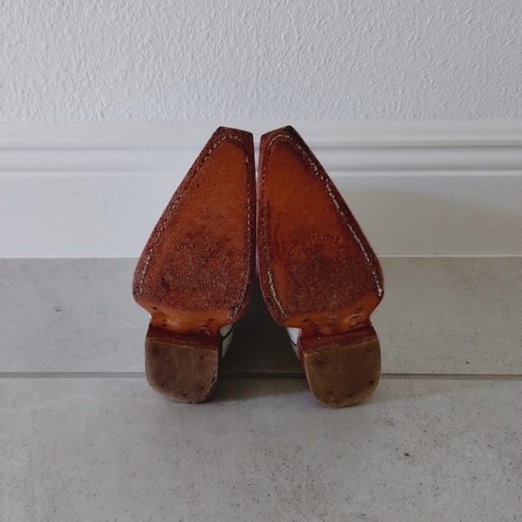 White Leather Alligator Boots - Picture 6 of 11